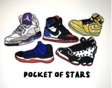 Jordan Nike shoe sneaker Iron-on Logo PATCH - For Jersey Collar/Hat/Cap