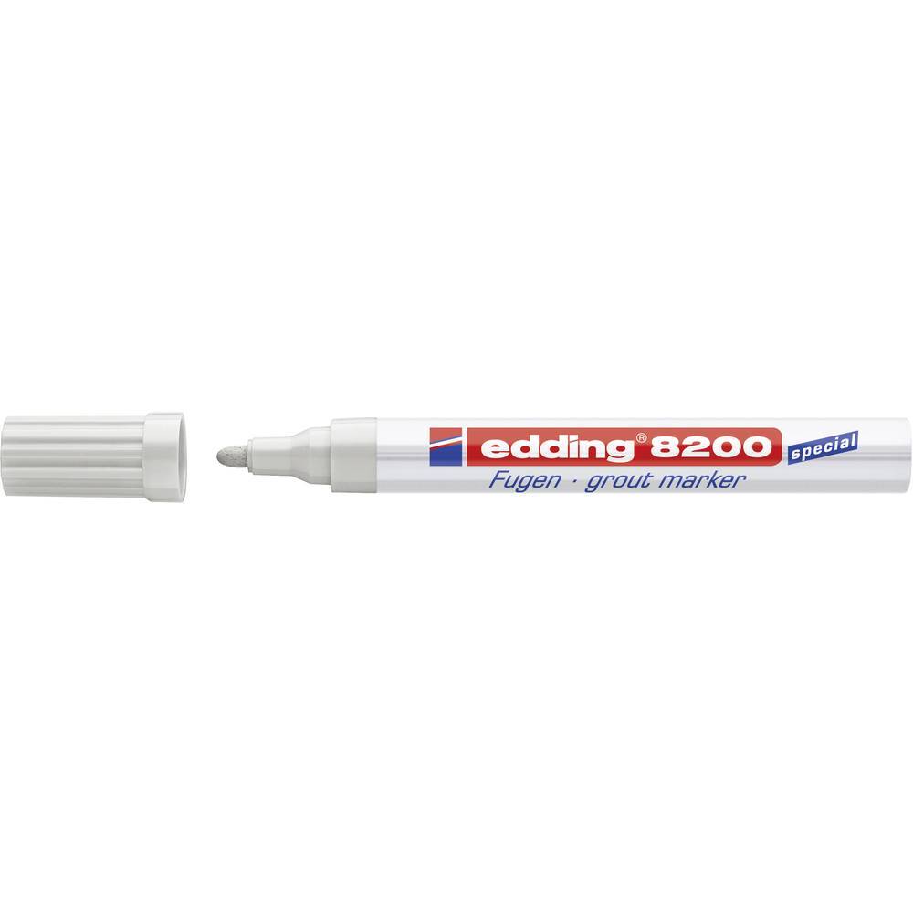 Edding 8200 4-8200-1-4026 Marca fughe Grigio-Argento 2 mm, 4 mm