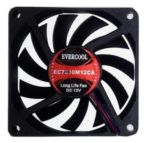 Evercool 70mm x 10mm Cooling Fan EC7010M12CA - Picture 1 of 4