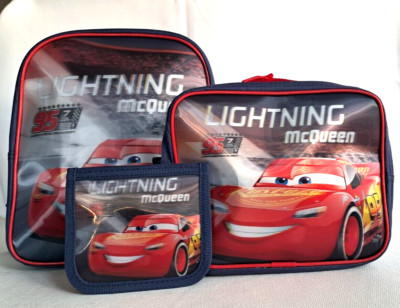  3-teiliges Taschen-Set    Cars - Lightning McQueen    NEUWARE / OVP 