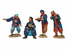 Team Miniatures - Boxer Rebellion Qing Chinese Drinking Tea Calmly PGCN6001 1/30