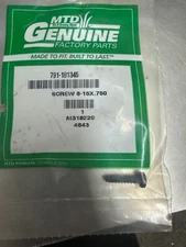 MTD Screw 8-16x.750 791-181345