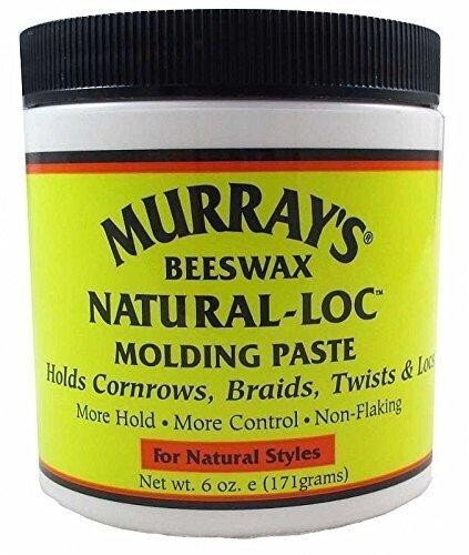 MURRAY'S BEESWAX Natural-Loc Molding Paste 6oz Cornrows, Braids, Twists, Locs AU - Picture 1 of 2