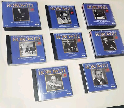 Horowitz Complete Masterworks Recordings Volumes I II III IV VI VII VIII IX 1993