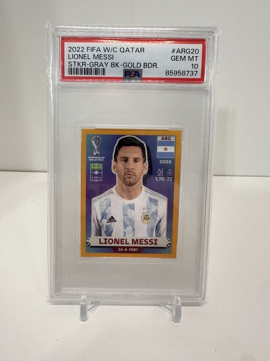 2022 World Cup Qatar Lionel Messi Gold Panini Exclusive 2022 World Cup Qatar Lionel Messi Gold Panini Exclusive