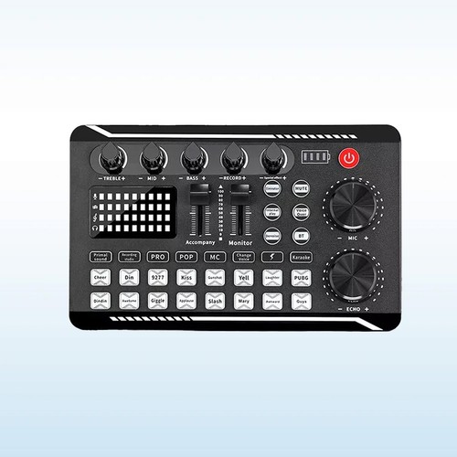 Live Sound Card and Audio Interface With DJ Mixer Voice Changer for Streaming 🎄 - Picture 12 of 14