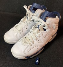 Nike Air Jordan 6 Retro GS 'Midnight Navy 384665-141 Youth Size 5.5Y Boys