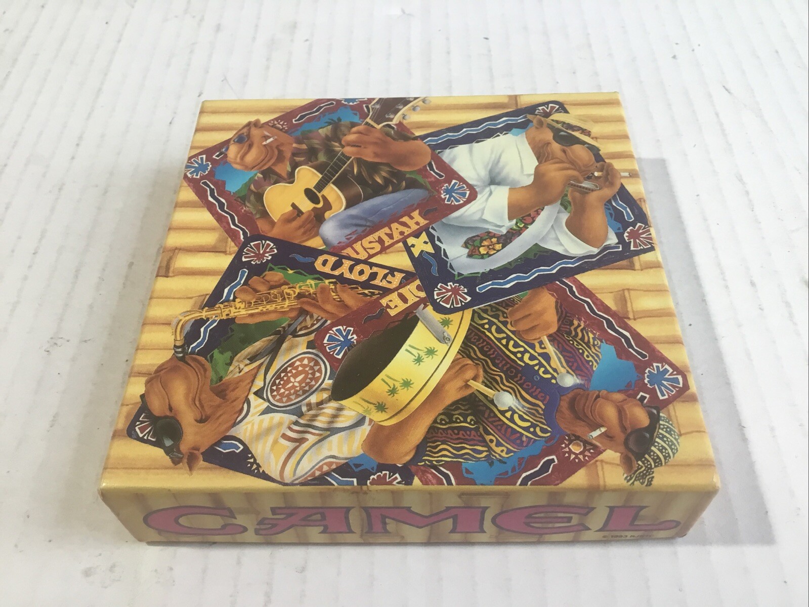 Joe Camels Beach Club Coasters In Box Max-bustah-Floyd-Eddie.