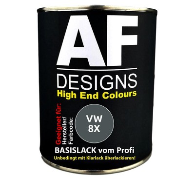 1L Autolack für VW 8X Nimbusgrau Pearl  Autolack Spritzfertig