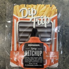 Whataburger Orange Vehicle Air Vent Ketchup Holder/Tray Fan Collectible -A1