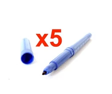 Surgeons Marking Pen Skin Marker - Fine Tip BLUE - Tattoo Piercing Body Lot of 5