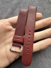 Vintage Watch Strap 18 mm  Leather Nos Top Quality V33