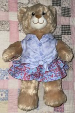 BUILD-A-BEAR WORKSHOP Lil CUB 15  PLUSH TEDDY Shirt Skirt 2017