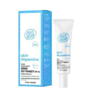 Bielenda Skin Dopamine Highly Moisturizing Face Cream SPF 50 40 ml./1.3 fl.oz.