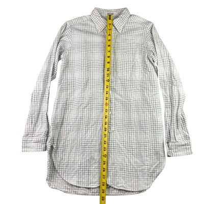FWK Engineered Garments Men's L/S Button Shirt White/Blue Check