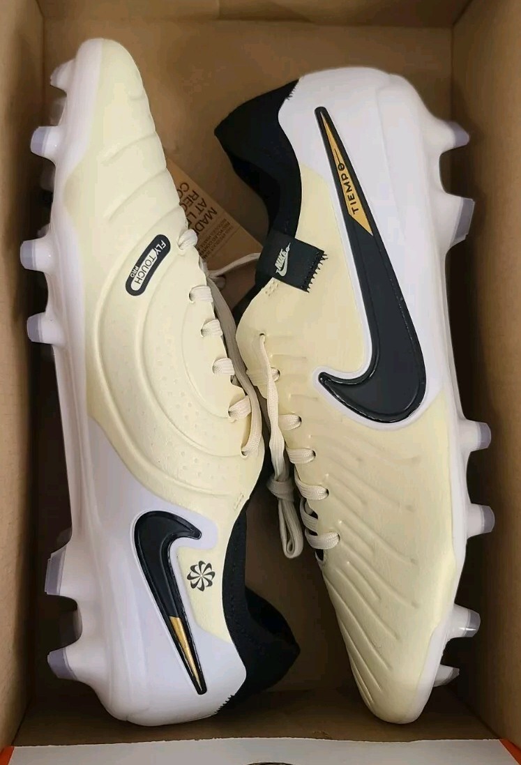 NEW Men's Size 6.5 Nike Legend 10 Pro FG Lemonade Black DV4333-700