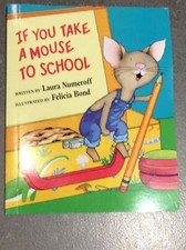 McDONALD'S 2023 HARPER COLLINS Book-If You Take A Mouse To School 3 Happy Meal