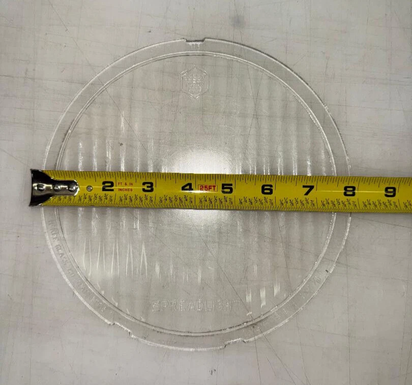 ESSEX MOTOR CARROS SPREADLIGHT CRISTAL FARO LENTE 8x7 3/16 MCKEE GLASS COMPANY Foto 3 de 4