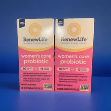Renew Life  Women's Care Probiotic 90billion- 30 Caps Lot2