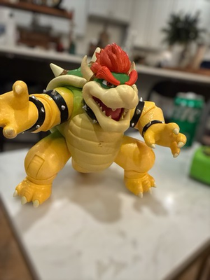 #ad Nintendo Super Mario Bros. Movie Bowser Figure with Fire Breathing Effect WORKS $18.99
