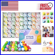 Indulge with 54 Natural Essential Oil Bath Bombs Relaxation Spa Experience