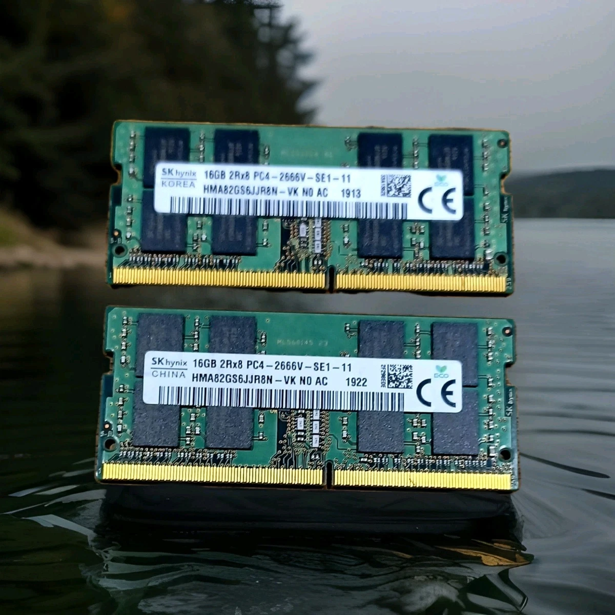 SKhynix 2R×8 DDR4 2666V 16GB×2 32GB SK HYNIX 16GB 2RX8 DDR4 SO-DIMM PC4-21300 2666MHZ Memory Module