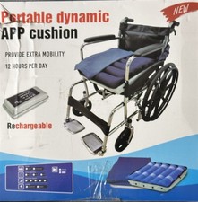 Portable Rechargeable Wheelchair Cushion 17x17x5 Air Cell Self Inflating