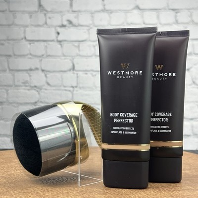 Westmore Beauty Body Perfector Twin Pack + X-Large Body Brush Shades 2N & 3W