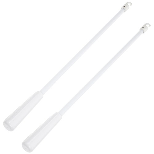 2 Pcs Curtain Rod Window Drapery Pull Vertical Blind Headrail Stick - Picture 5 of 9