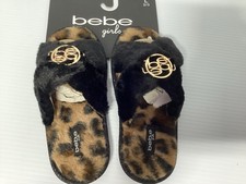 Bebe Slippers Girls Size Large 2/3 New