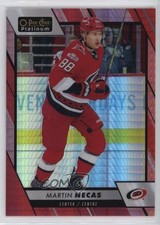 2023-24 O-Pee-Chee Platinum Red Prism 105/199 Martin Necas #118 07x8