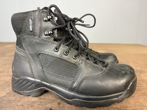 DANNER KINETIC SIDE ZIP 6" BLACK LEATHER GORE-TEX BOOTS MENS SIZE 9 D - Picture 3 of 10