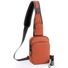 Sling Bag, Crossbody Bag with Zipper Lock, RFID  Water Resistant for Women Me...