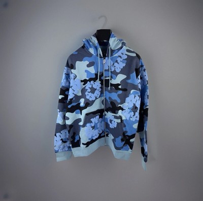 Pink Dolphin Navy Camo Hoodie PINK DOLPHIN FROG CAMO PANTS CAMO