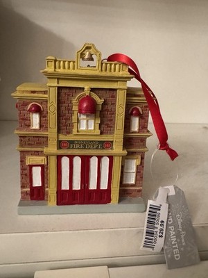 Disneyland 2020  Ornament Fire House Dept Station Walts Apartment Main Street 