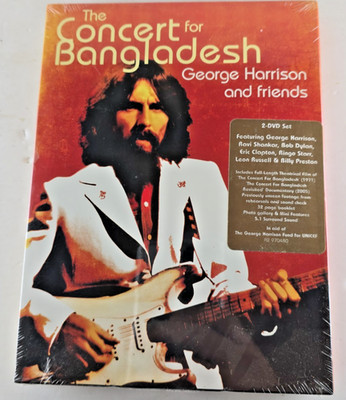 The Concert for Bangladesh George Harrison and Friends 2 DVD Set W/Booklet NEW