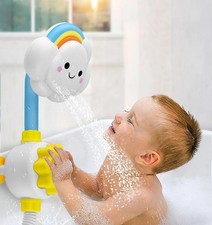 Baby Bath Toys Cloud Faucet Shower Water Spray Toy Toddler Sensory Bath Gift 3 