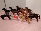 Vintage 1974 Playmobil Geobra Variety Color Horses Lot