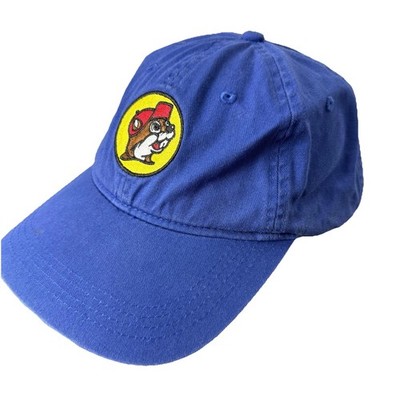 Buc-ee s Beaver Logo Strapback Hat Blue One Size