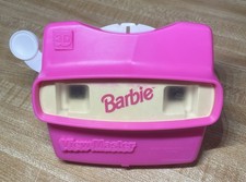 Vintage 1998 BARBIE Viewmaster PINK- Plus one Reel 3D Barbie And KEN PROM PHOTO