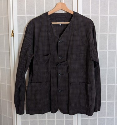 Engineered Garments Cardigan Jacket - Pintuck Small Plaid - Small