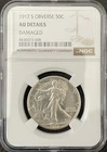 New Listing1917-S Obverse S Walking Liberty Half Dollar NGC AU Details RARE