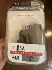 Safariland 7377 Glock 26/27 Right Hand Belt Holster In Flat Dark Earth