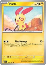 Plusle - 060/182 - Common - Reverse Holo - Near Mint