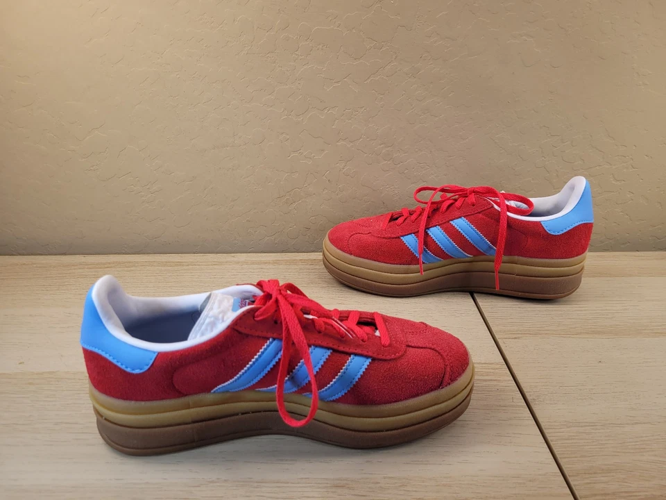 Adidas Gazelle Negrita Entrenadores Mujer Talla 7 Plataforma Zapatos Tenis IE0421 Foto 4 de 4