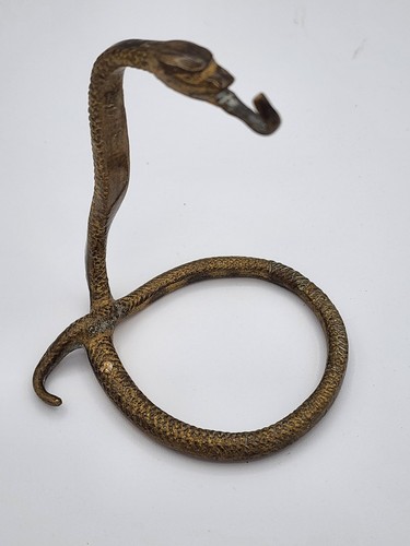 Antique European Snake Figurine Pocket Watch Holder