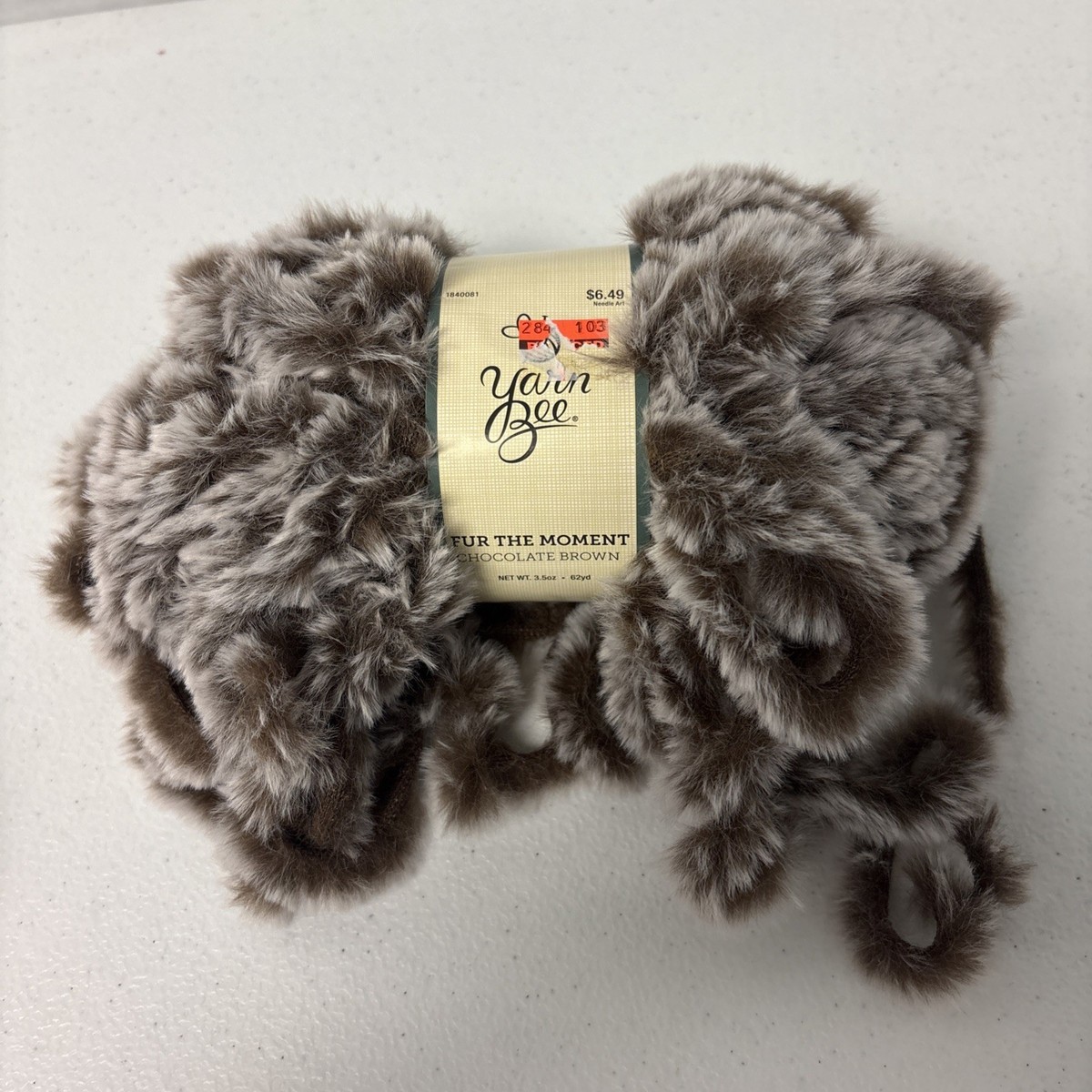 Yarn Bee Fur The Moment Yarn Skein Chocolate Brown | eBay