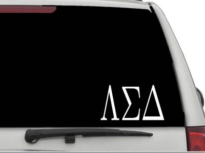 LAMBDA SIGMA DELTA Greek Letters LSD Decal Sticker CW3250
