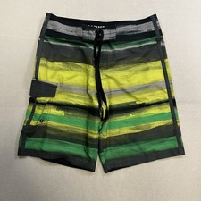 MOSSIMO SUPPLY CO Board Shorts Mens Swimwear Size 34 Swim Trunks Striped