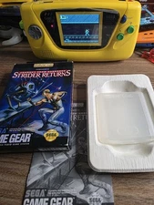 Sega Game Gear Strider Returns Complete CIB *RARE* Tested *Check Pics*